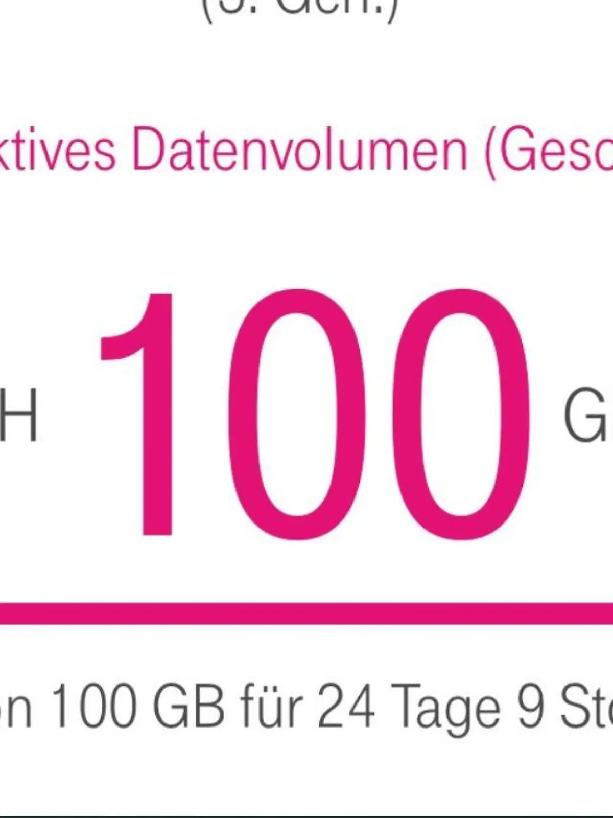 Telekom Datenvolumen