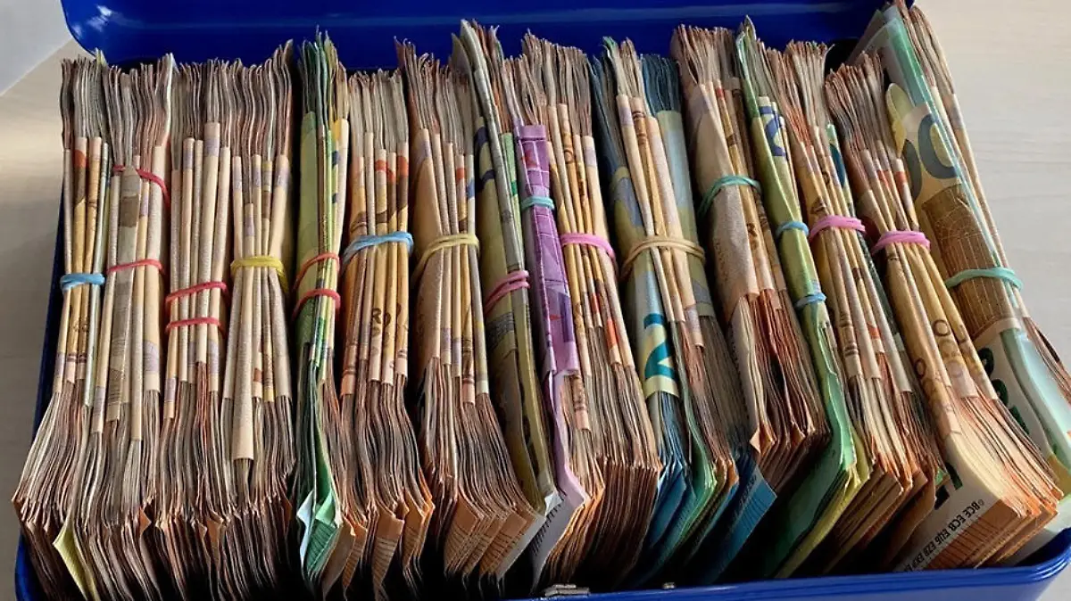 Sichergestelltes Bargeld