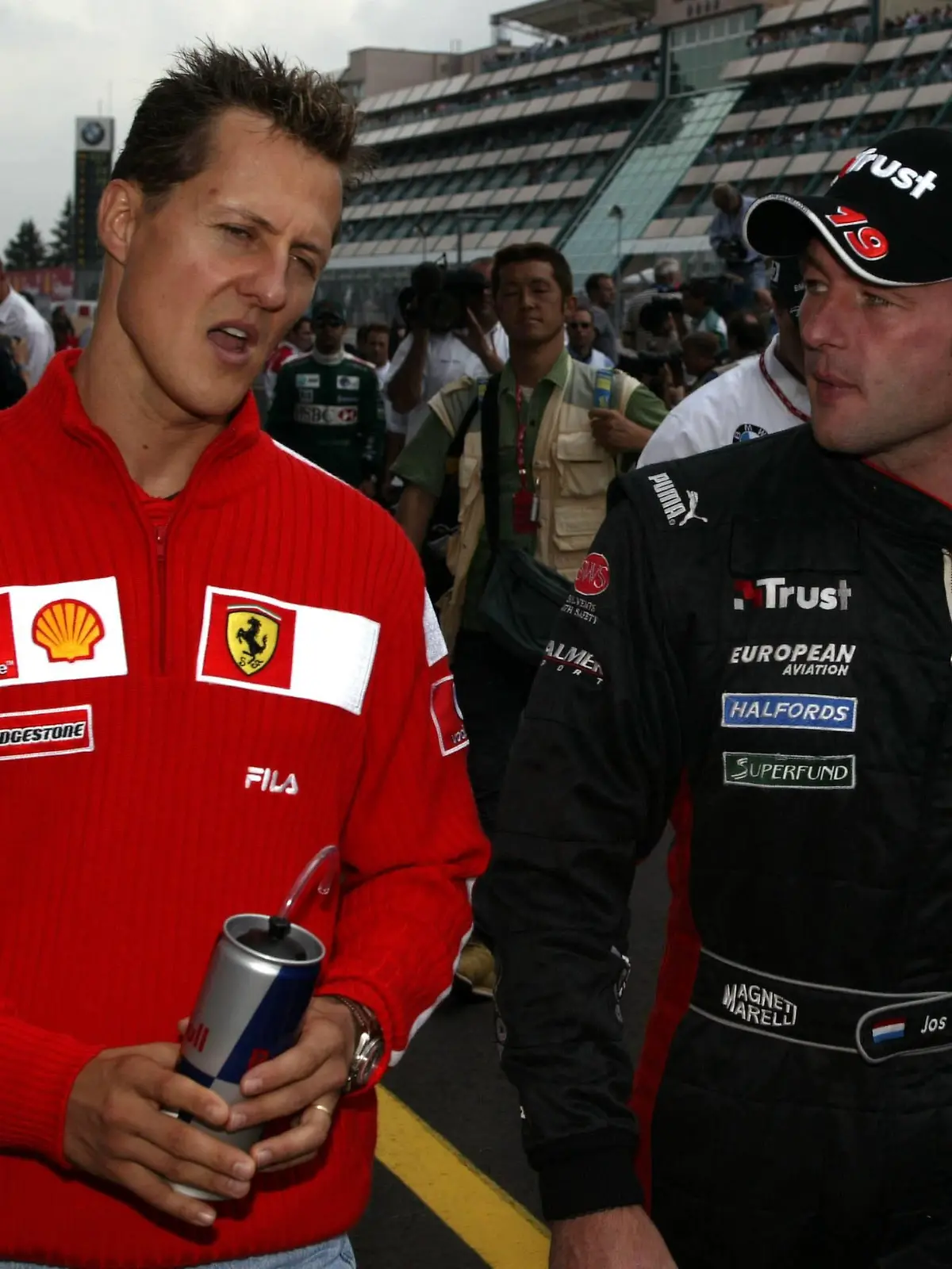 Michael Schumacher und Jos Verstappen verbrachten viele Jahre in der Formel 1