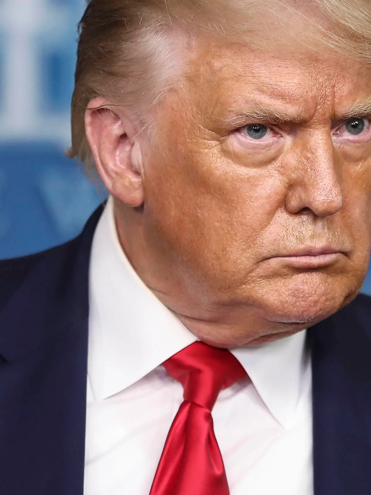  News Bilder des Tages United States President Donald J. Trump holds a press briefing in the Brady Press Briefing Room of the White House on July 28, 2020 in Washington, DC. PUBLICATIONxNOTxINxUSA Copyright: xOliverxContrerasx/xPoolxviaxCNPx/MediaPunchx