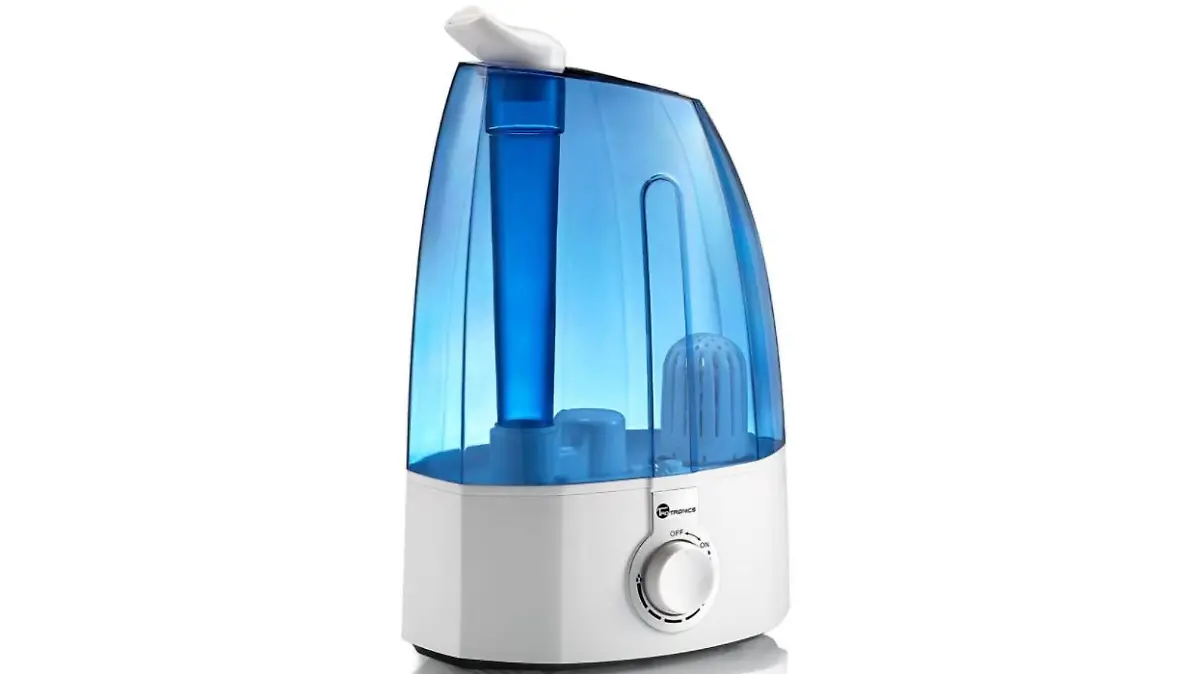 Reinigen der Luft mit Ultraschall.