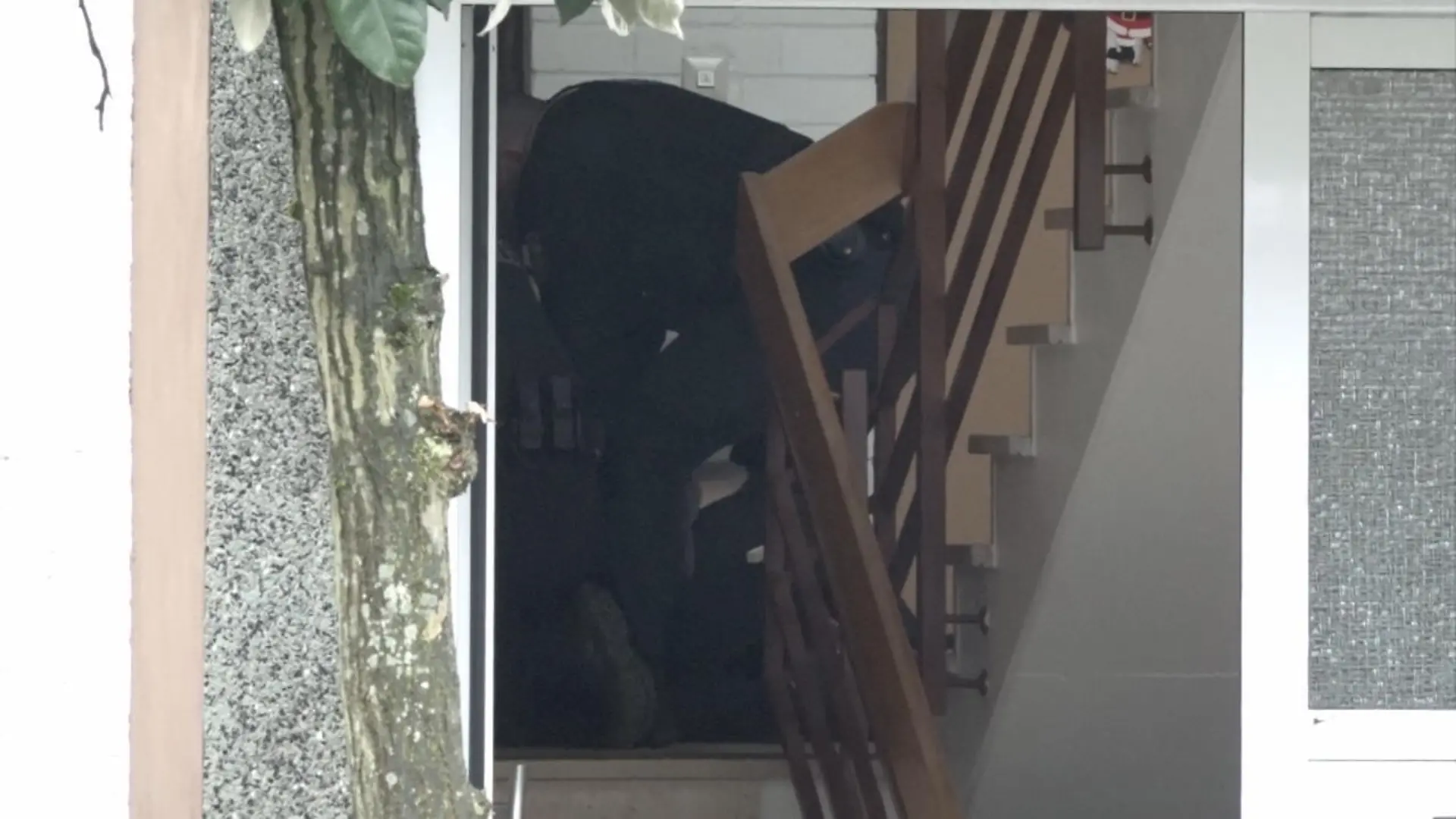 Im Video: Polizei holt angeklagte Ärztin aus Wohnung In Handschellen zum Gericht