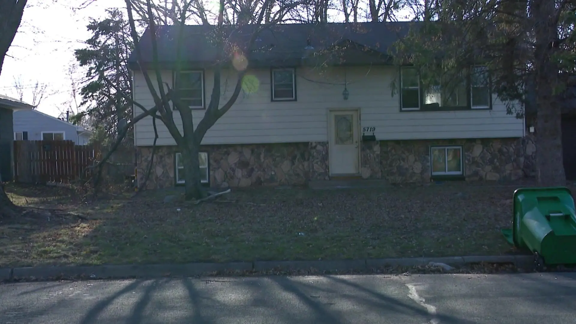 Im Hinterhof dieses Hauses starb Dezmond Trawick.
