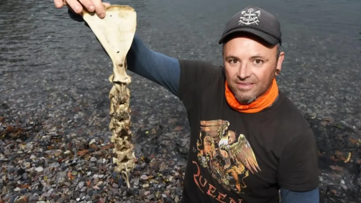 Ben Landricombe fand das mysteriöse Skelett