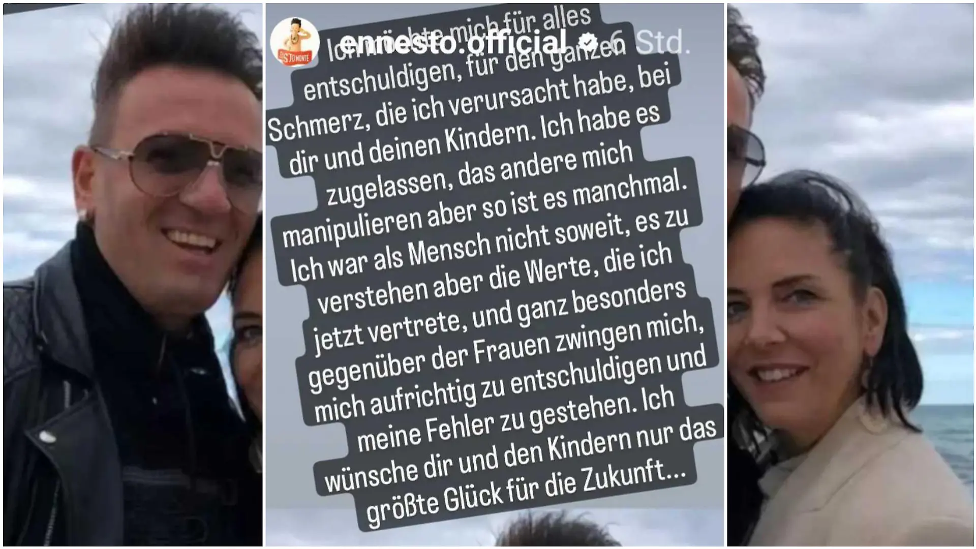 Ennesto Monté entschuldigt sich bei Danni Büchner