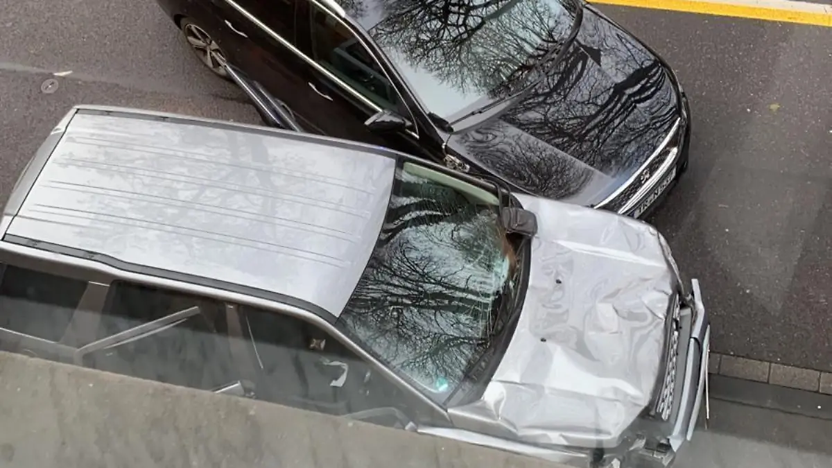 Das mutmaßliche Tat-Fahrzeug aus der Innenstadt von Trier.