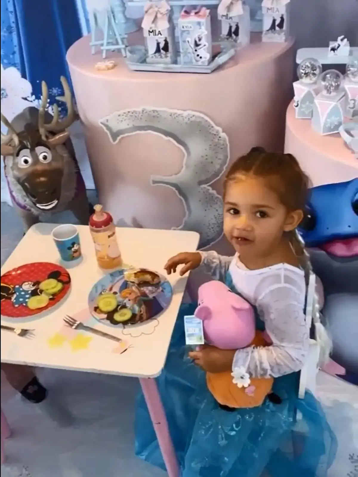 Mia Rose Harrison an ihrem 3. Geburtstag