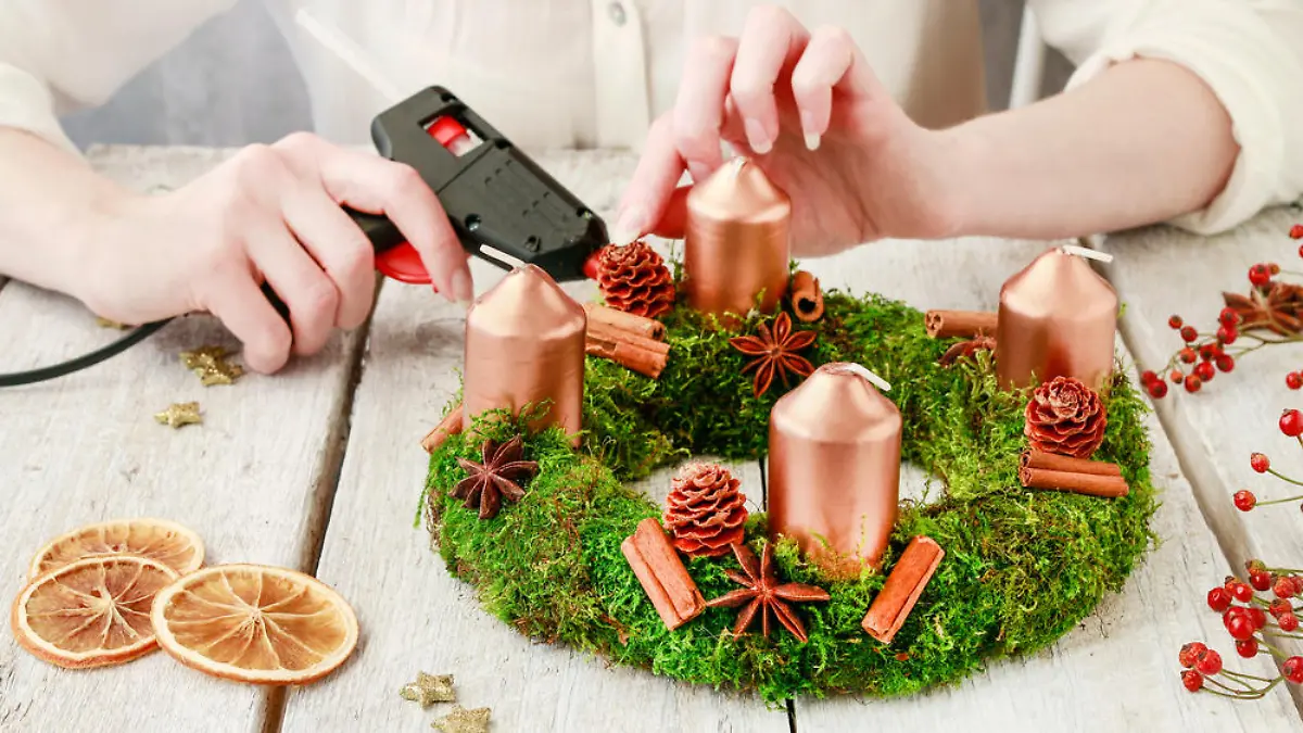 Kurz vor knapp: So gelingt der selbstgemachte Adventskranz