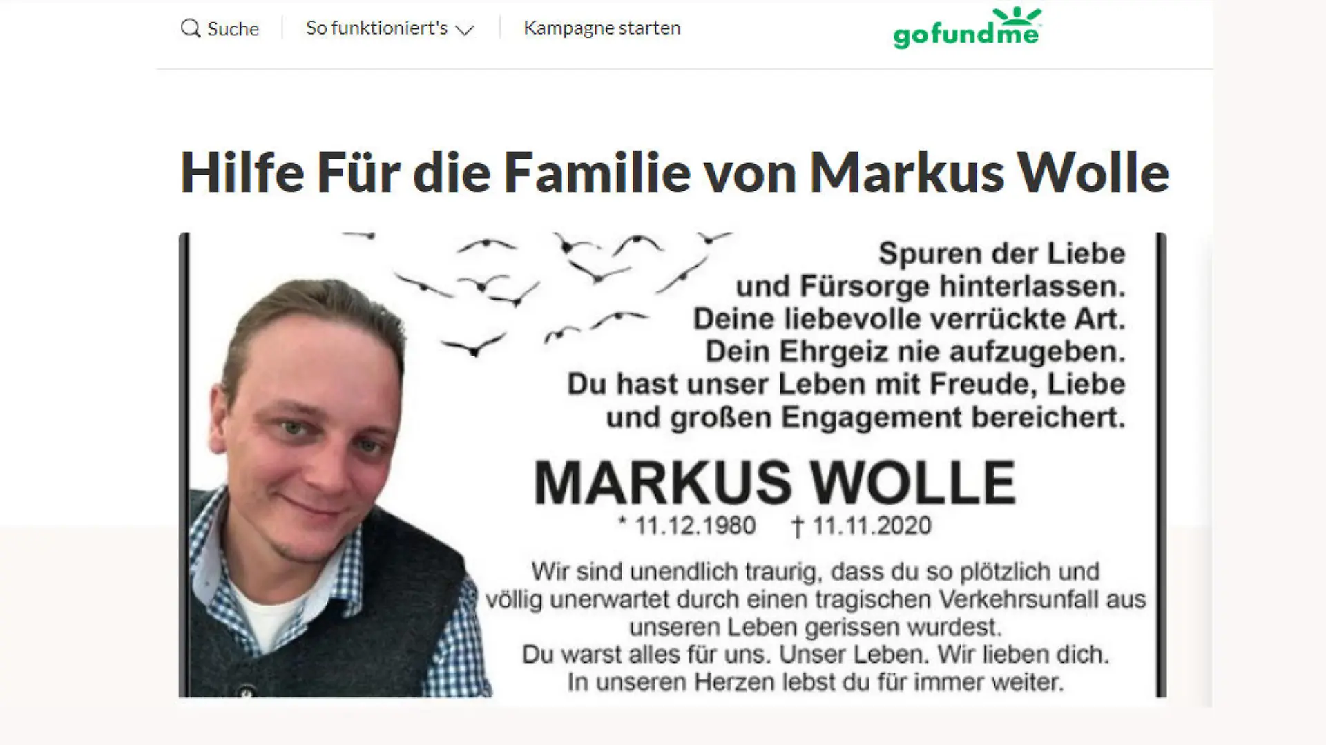 Spendenaufruf