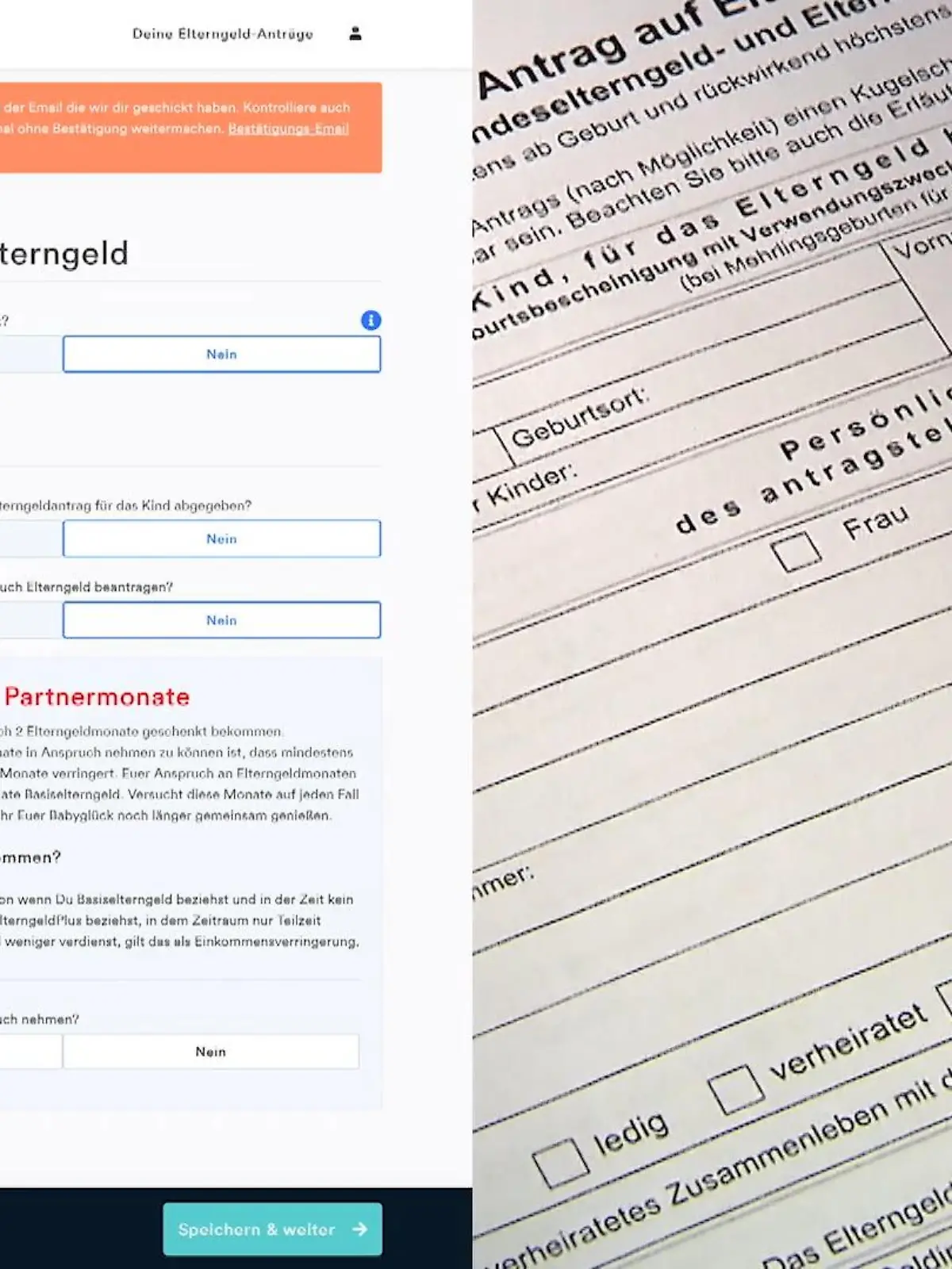 Bild zu: "Elterngeld- & Bafög-Antrag einfach online stellen"