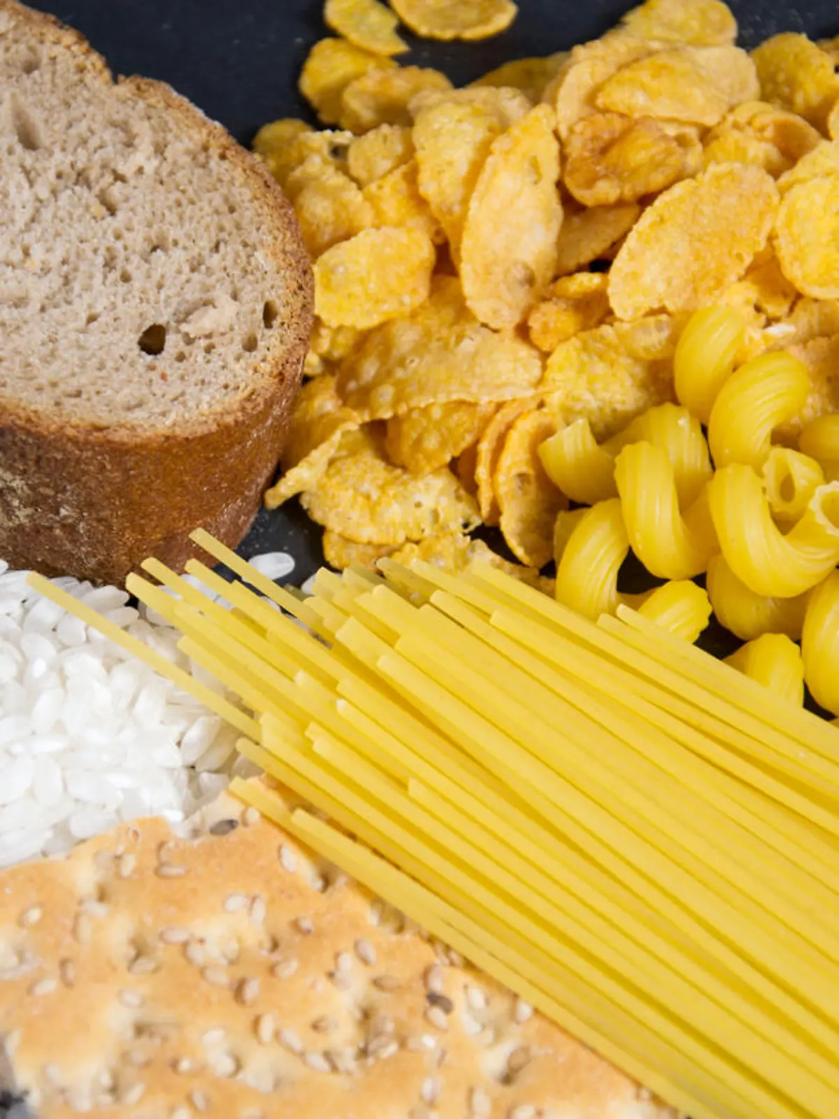 Brot, Nudeln und Reis