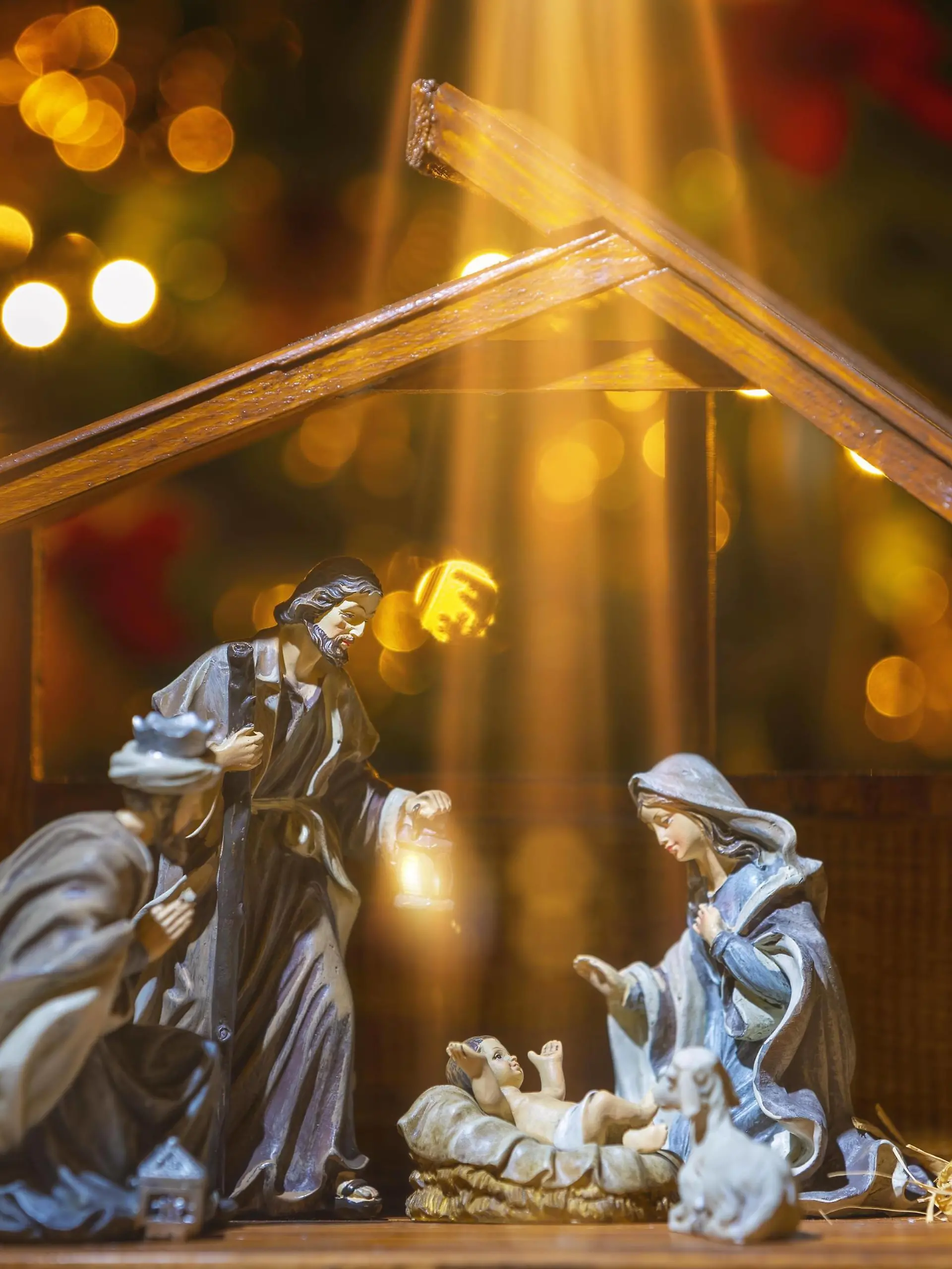  Christmas nativity scene Jesus Christ, Mary and Joseph Copyright: xmanaex Panthermedia26110018