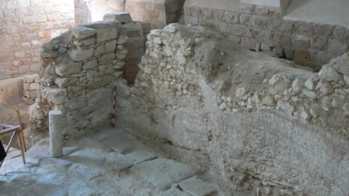 Ein Teil der Ausgrabungen in Nazareth.