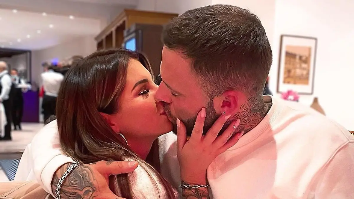 Muss Liebe schön sein: Jenny Frankhauser und ihr Partner Steffen.