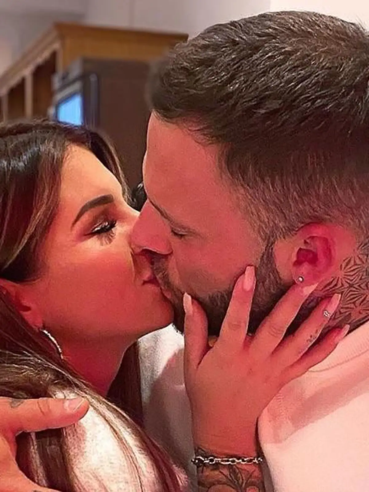 Muss Liebe schön sein: Jenny Frankhauser und ihr Partner Steffen.