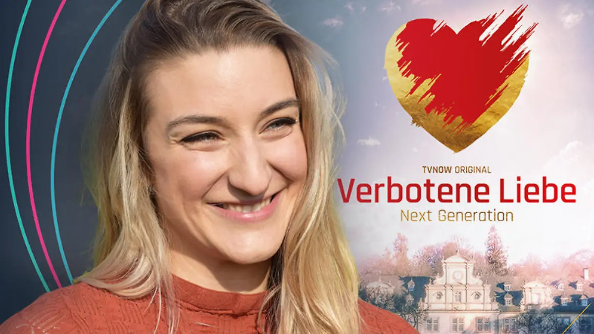 RTL-Redakteurin Daria Bücheler vor Schloss Königsbrunn.