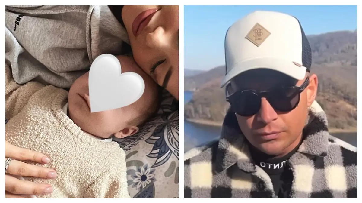 Pietro Lombardi (rechts) und sein Sohn (Leano). Man erkennt die Verwandtschaft an den Lippen.