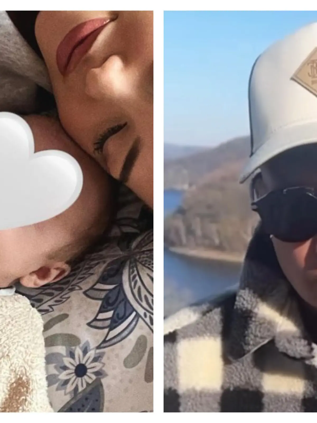 Pietro Lombardi (rechts) und sein Sohn (Leano). Man erkennt die Verwandtschaft an den Lippen.