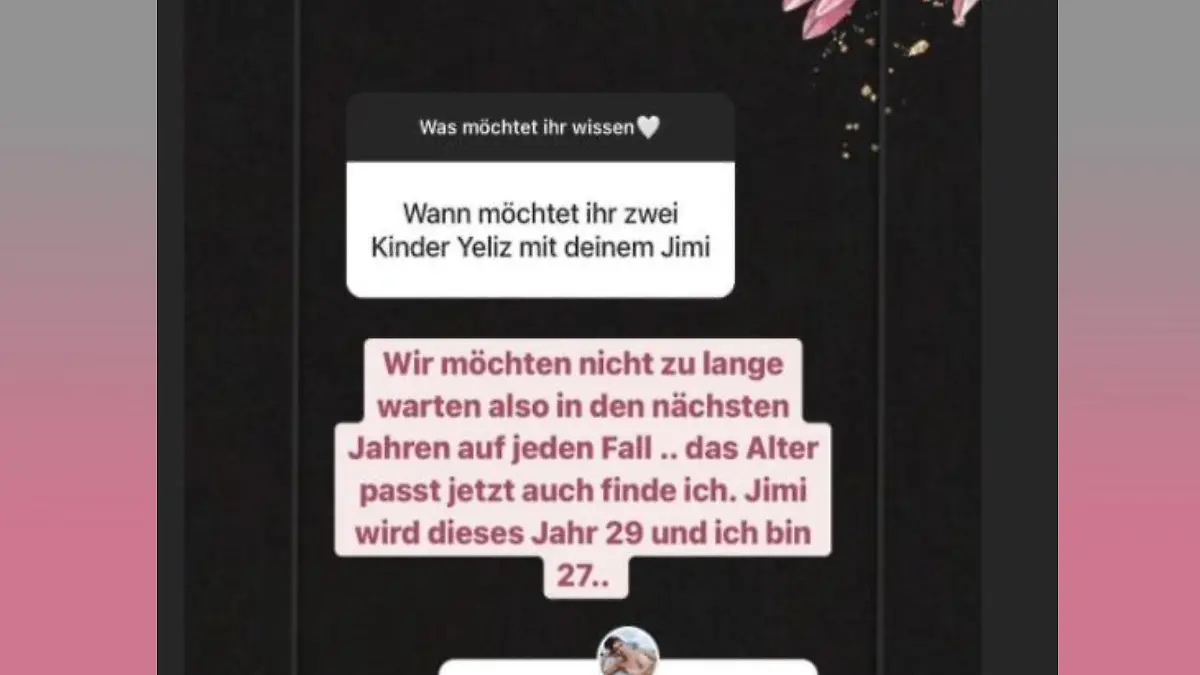 Yeliz Koç spricht über Kinder mit Jimi Blue.