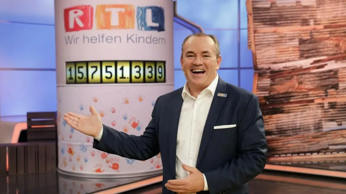"RTL-Spendenmarathon": Rekord in der Jubiläumsausgabe