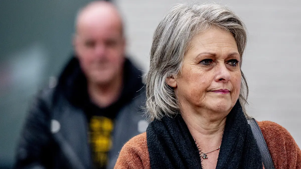 MAASTRICHT - Berthie and Peter Verstappen and arrive at the court for the substantive treatment in the criminal case against Jos B., the man who is suspected, among other things, of involvement in the death of Nicky Verstappen. robin utrecht | Keine Weitergabe an Wiederverkäufer.