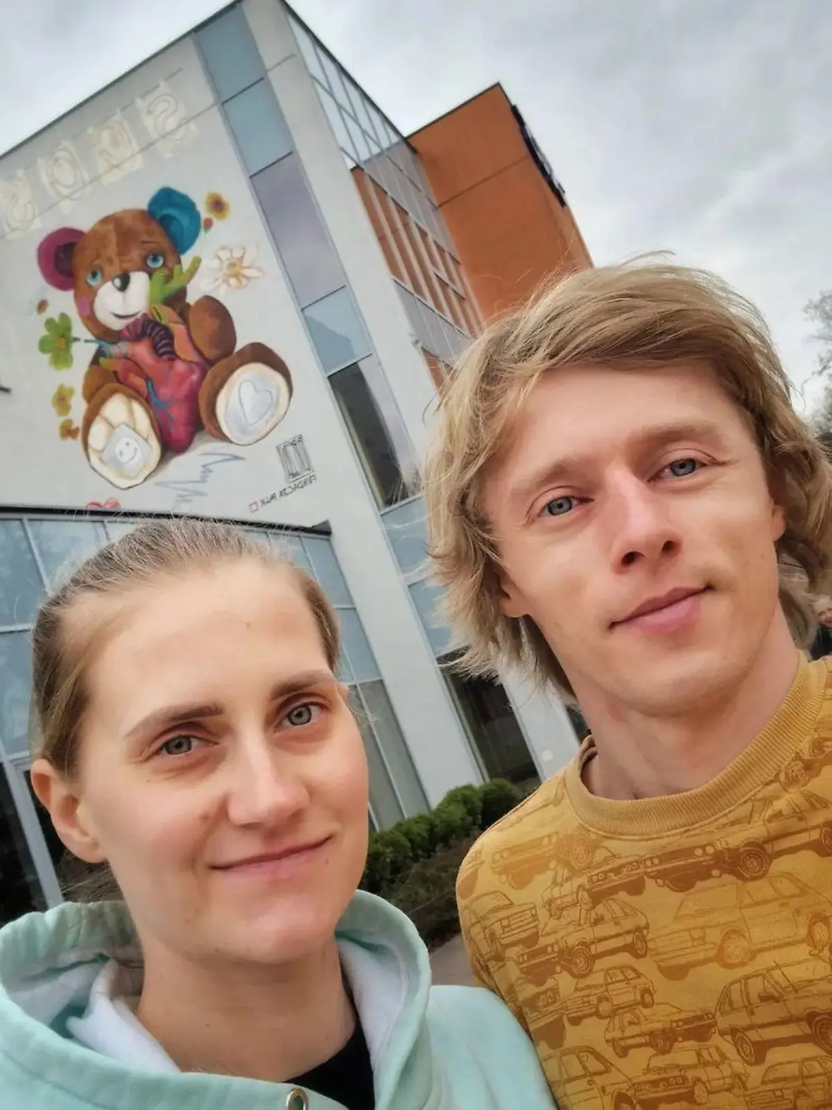 Dawid Kubacki und seine Frau Marta.