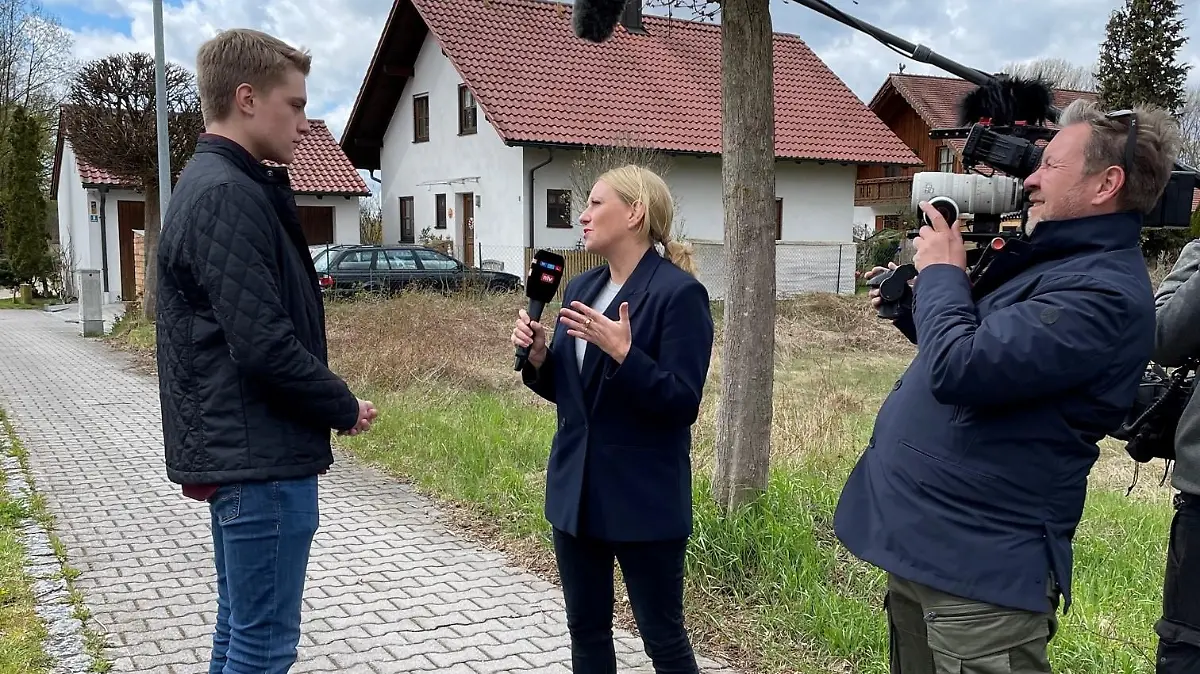 Nadine to Roxel mit Johannes Hunger von den Grünen