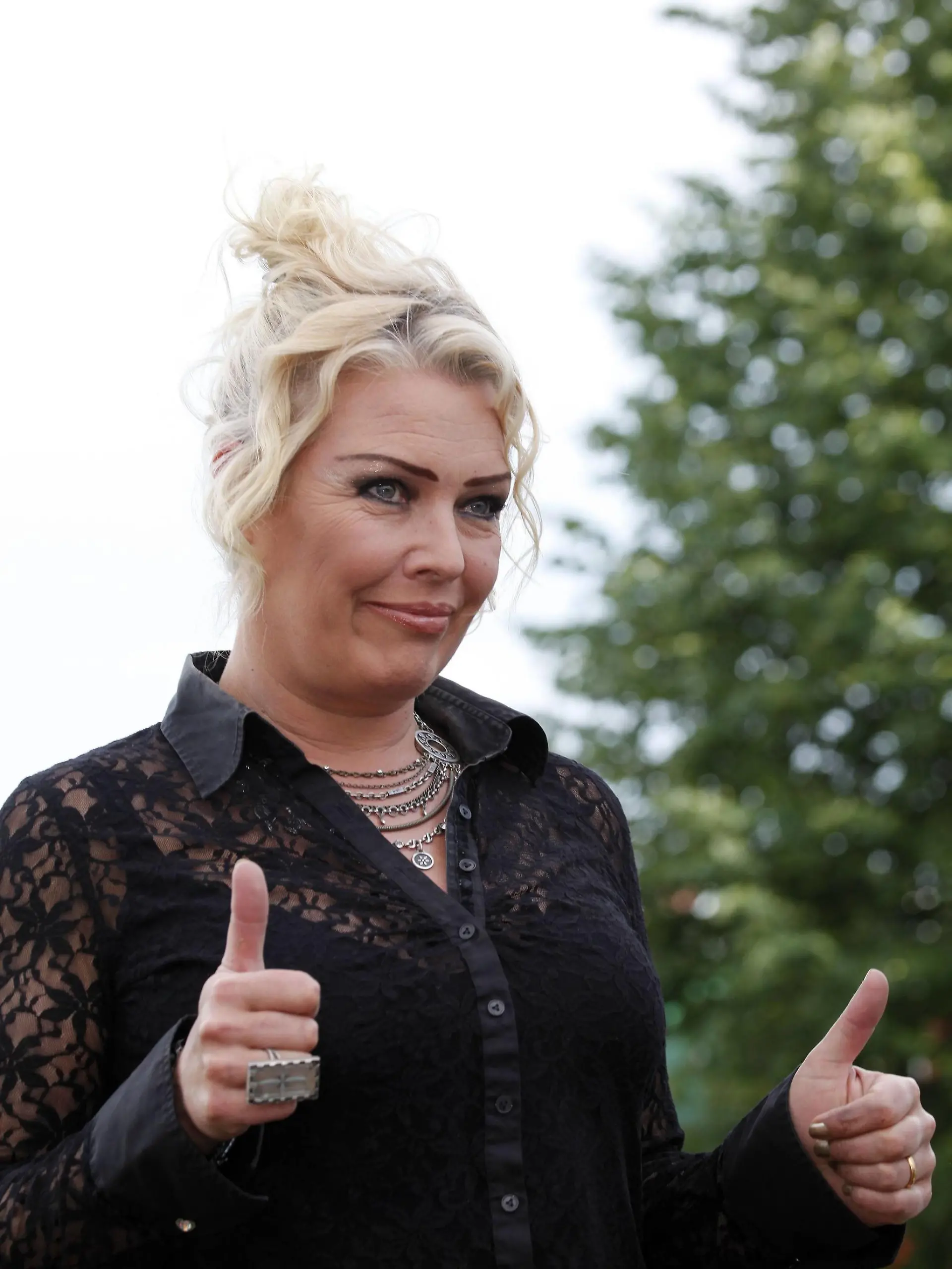  Fototermin mit Saengerin Kim Wilde GBR