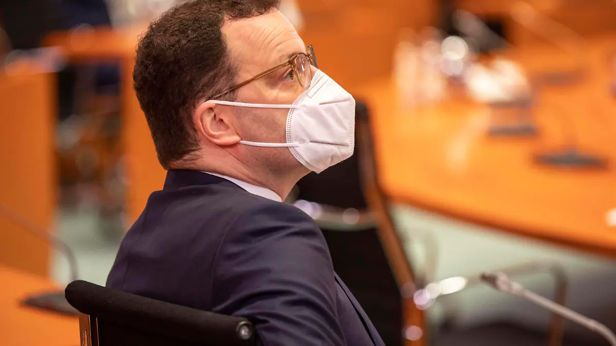 Deutschland, Berlin, Bundeskanzleramt, 121. Sitzung des Bundeskabinetts, Gesundheitsminister Jens Spahn CDU, 18.11.2020 *** Germany, Berlin, Federal Chancellery, 121 Meeting of the Federal Cabinet, Health Minister Jens Spahn CDU, 18 11 2020