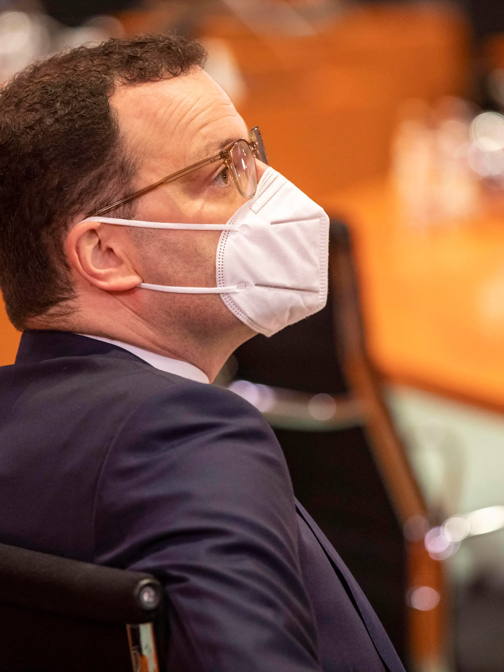  Deutschland, Berlin, Bundeskanzleramt, 121. Sitzung des Bundeskabinetts, Gesundheitsminister Jens Spahn CDU, 18.11.2020 *** Germany, Berlin, Federal Chancellery, 121 Meeting of the Federal Cabinet, Health Minister Jens Spahn CDU, 18 11 2020