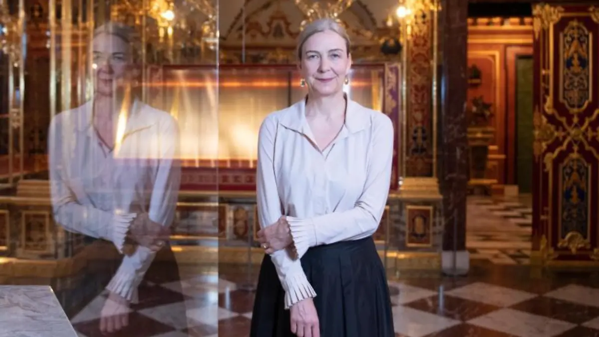 Museumschefin Marion Ackermann im Grünen Gewölbe Dresden