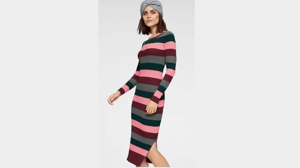 Tailliertes Kleid.