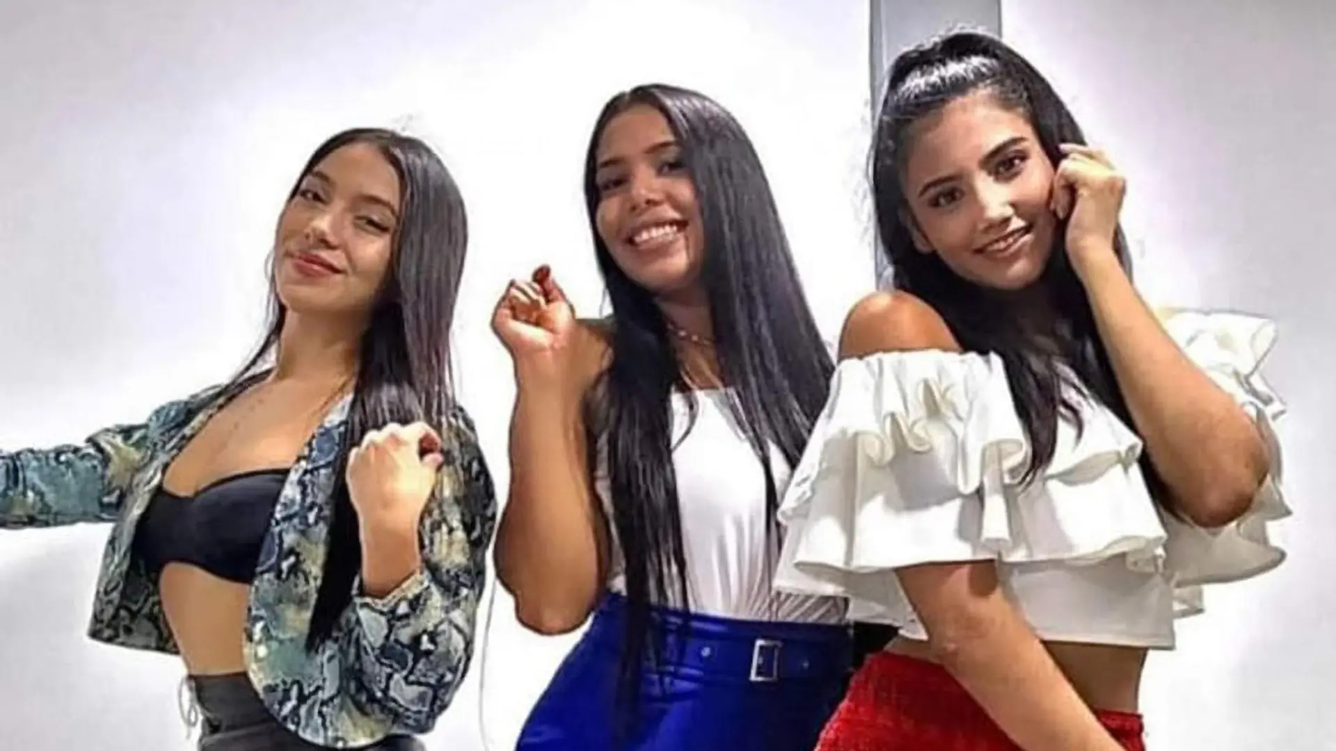 Picture shows Nayeli Tapia, (right) Denisse Reyna (middle) and Yuliana Macias left) undated. They were were tortured and had their throats cut before they were buried on the banks of the Esmeraldas River, Ecuador. (Newsflash)