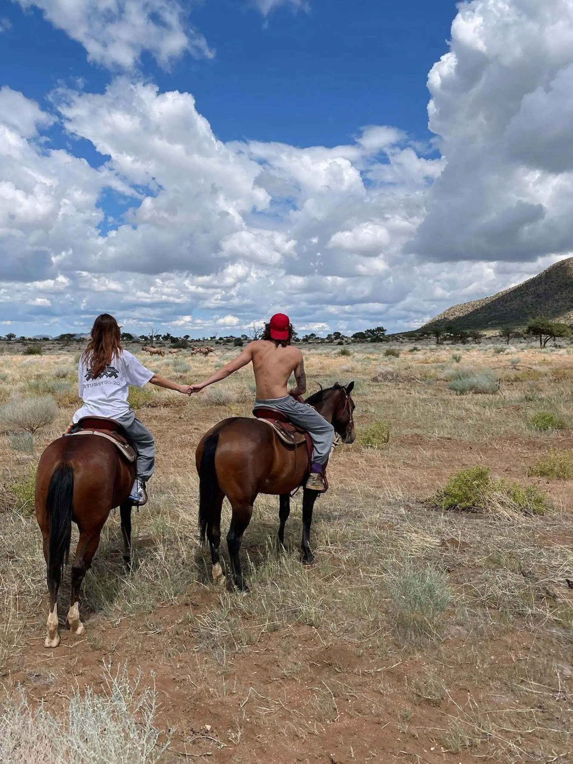 Stefanie Giesinger und Jeremy Steeb verbringen Liebes-Urlaub in Namibia.