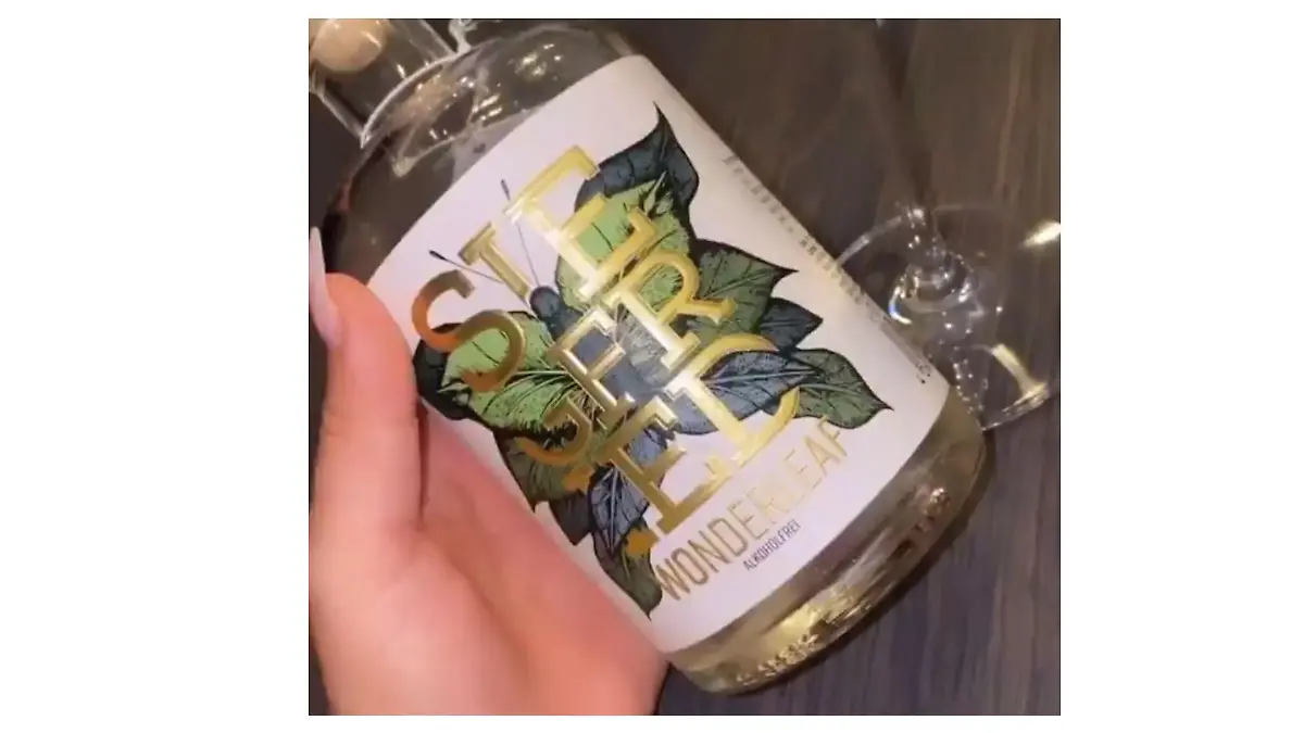 Jessica Paszka genoss laut ihrer Insta-Story einen alkoholfreien Gin