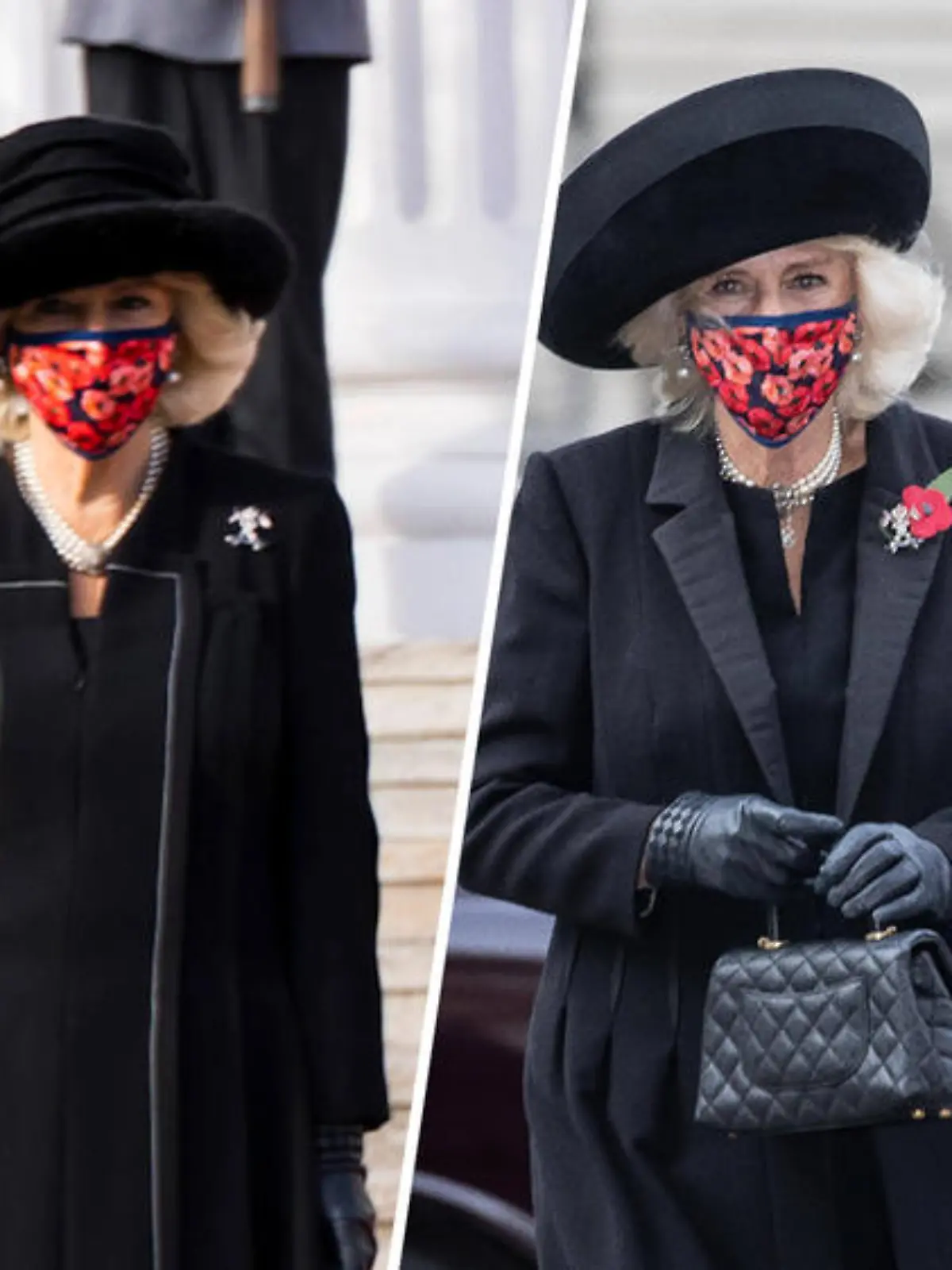 Herzogin Camilla wiederholt in Berlin ihren Remembrance-Day-Look
