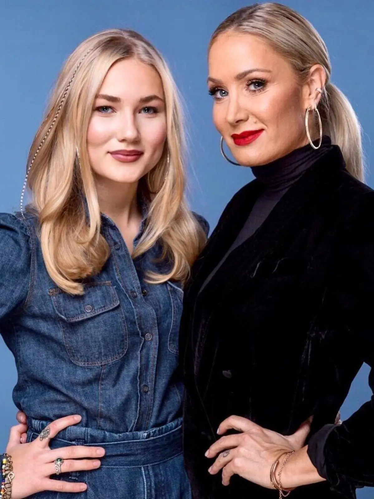 Janine Kunze und Tochter Lilli