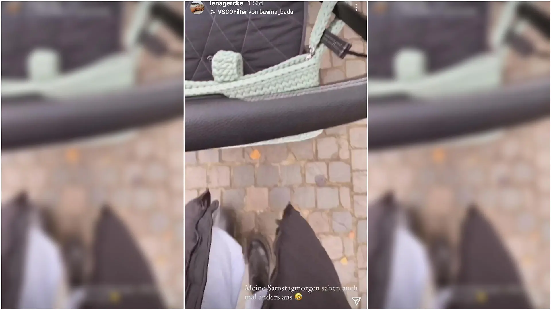 Lena Gercke verrät auf Instagram, dass ihre Samstagmorgende auch mal anders aussahen