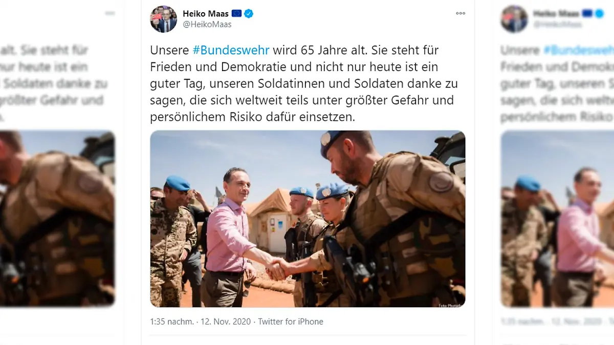 Der Post von Heiko Maas wurde mittlerweile gelöscht