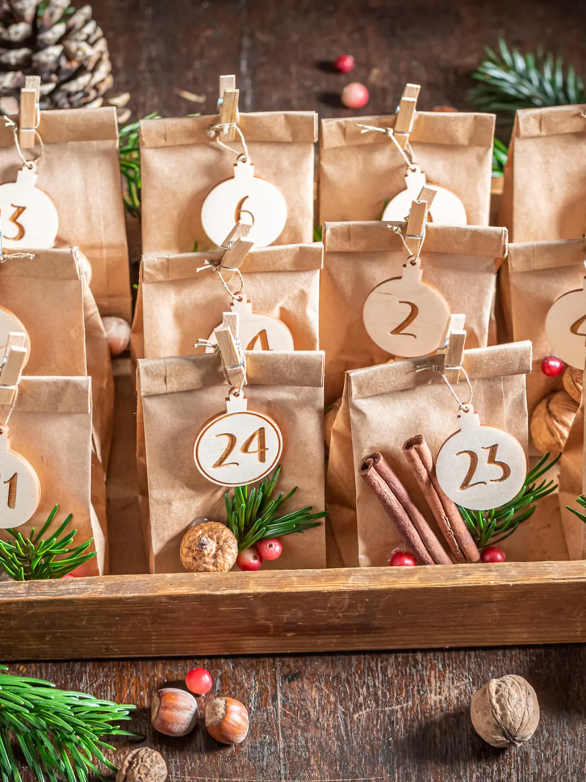 Adventskalender selber basteln