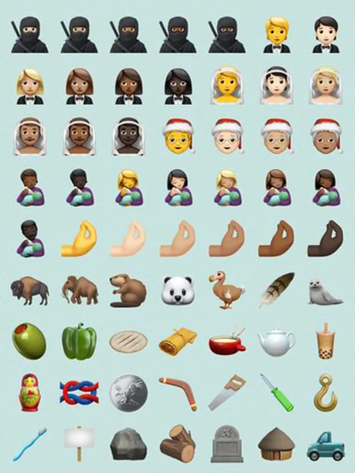 Alle 117 neuen Apple-Emojis
