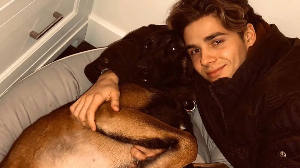 Süß, der Prinz hat auch ein Herz für Tiere.