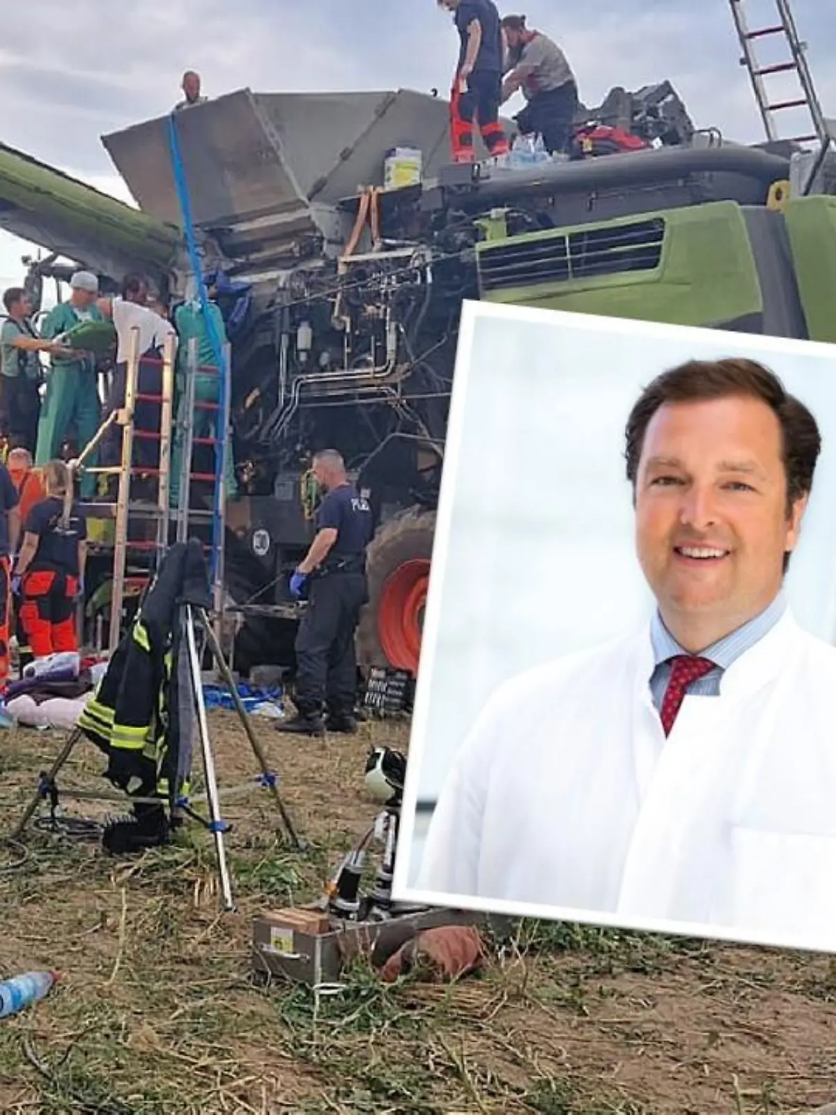 Prof. Dr. med. Clemens Schafmayer ist Teil des Amputationsteams gewesen. Zusammen mit anderen Ärzten und Kräften konnte er dem 25-Jährigen das Leben retten.