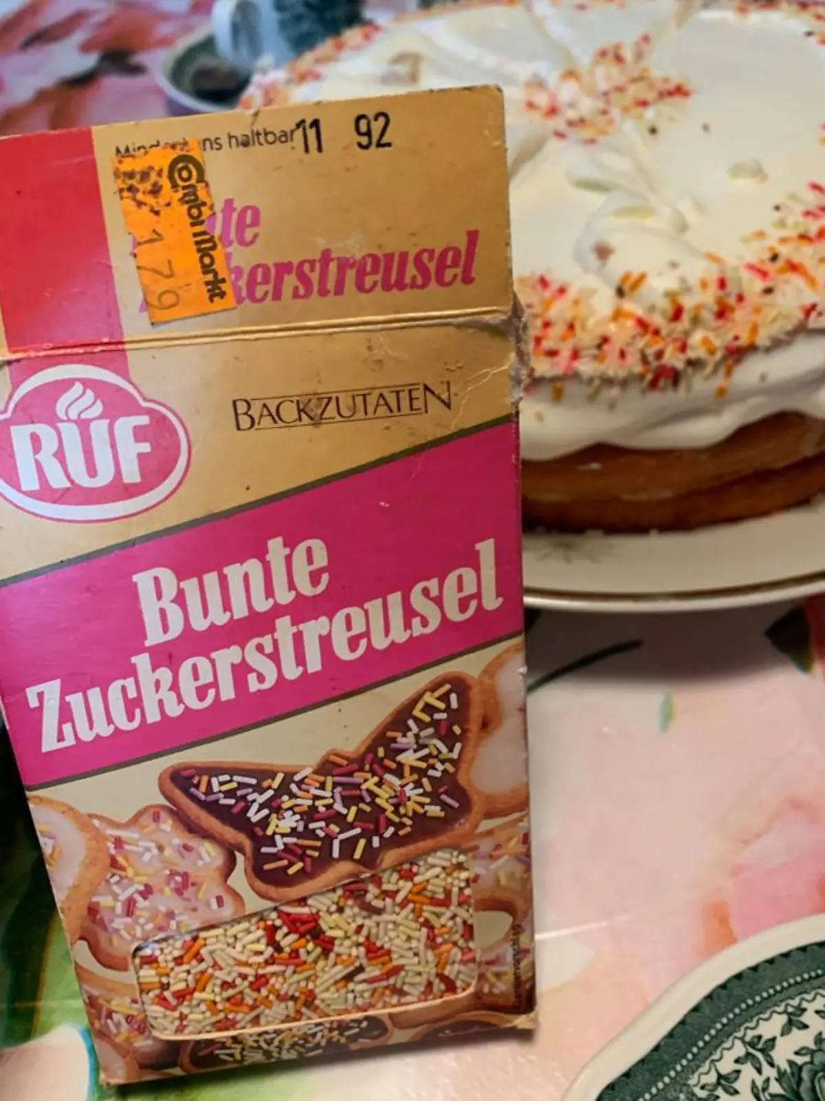 Bunte Zuckerstreusel