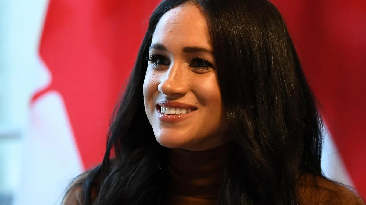 07.01.2020, Großbritannien, London: Meghan, Herzogin von Sussex, aufgenommen während ihres Besuchs im Kanada-Haus, wo ihr Mann und sie sich für die Gastfreundschaft bedankten, die das Commonwealth-Land ihnen im Familienurlaub gewährt hatte. (zu dpa "Neuer Ärger im Königshaus: Harry und Meghan ziehen sich zurück") Foto: Daniel Leal-Olivas/PA Wire/dpa +++ dpa-Bildfunk +++