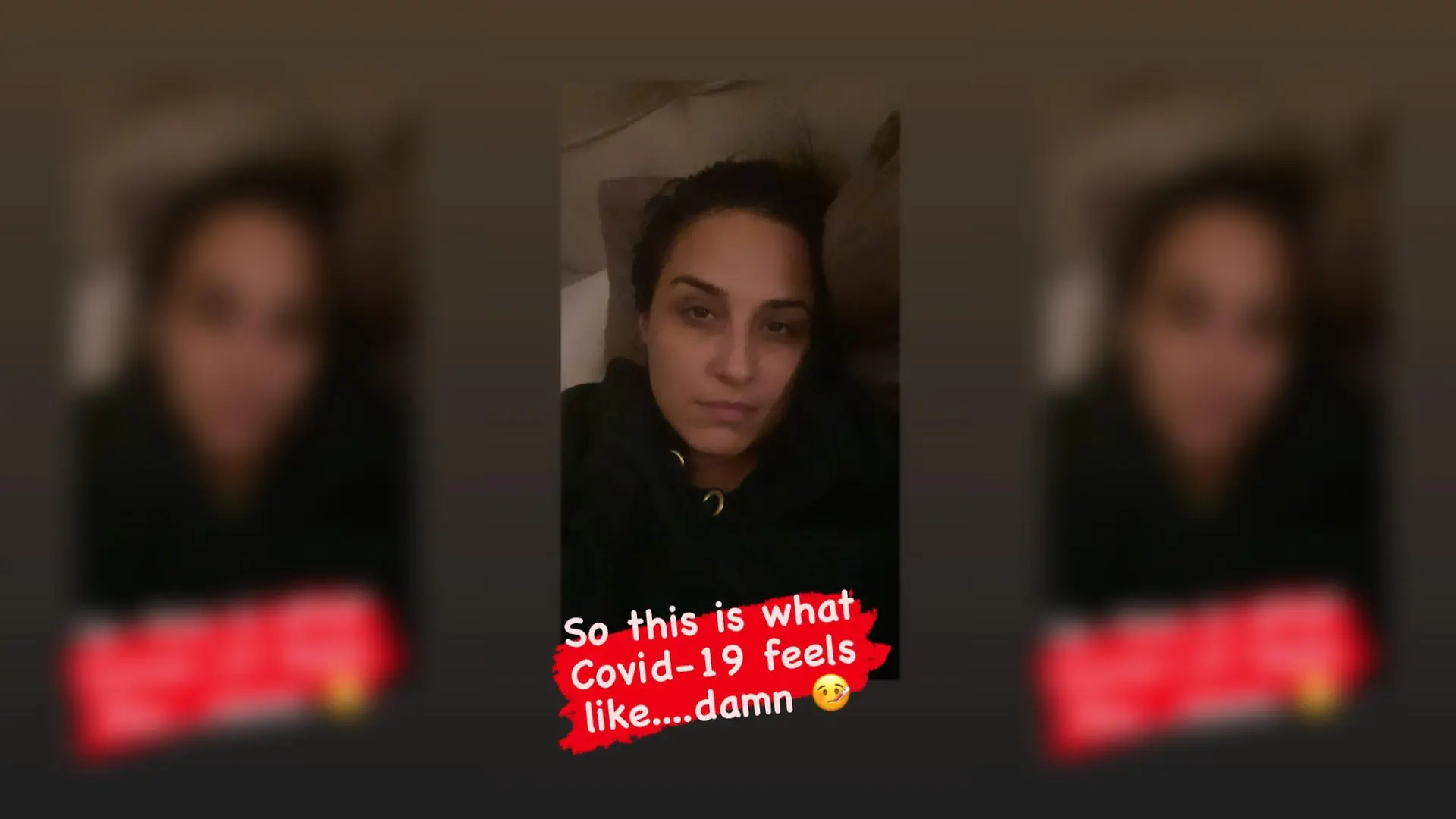 Nina Moghaddam zeigt sich in ihrer Insta-Story ungescminkt und mit tiefen Augenringen