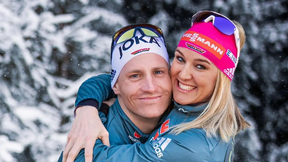 Denise Herrmann-Wick und Ehepartner Thomas Wick