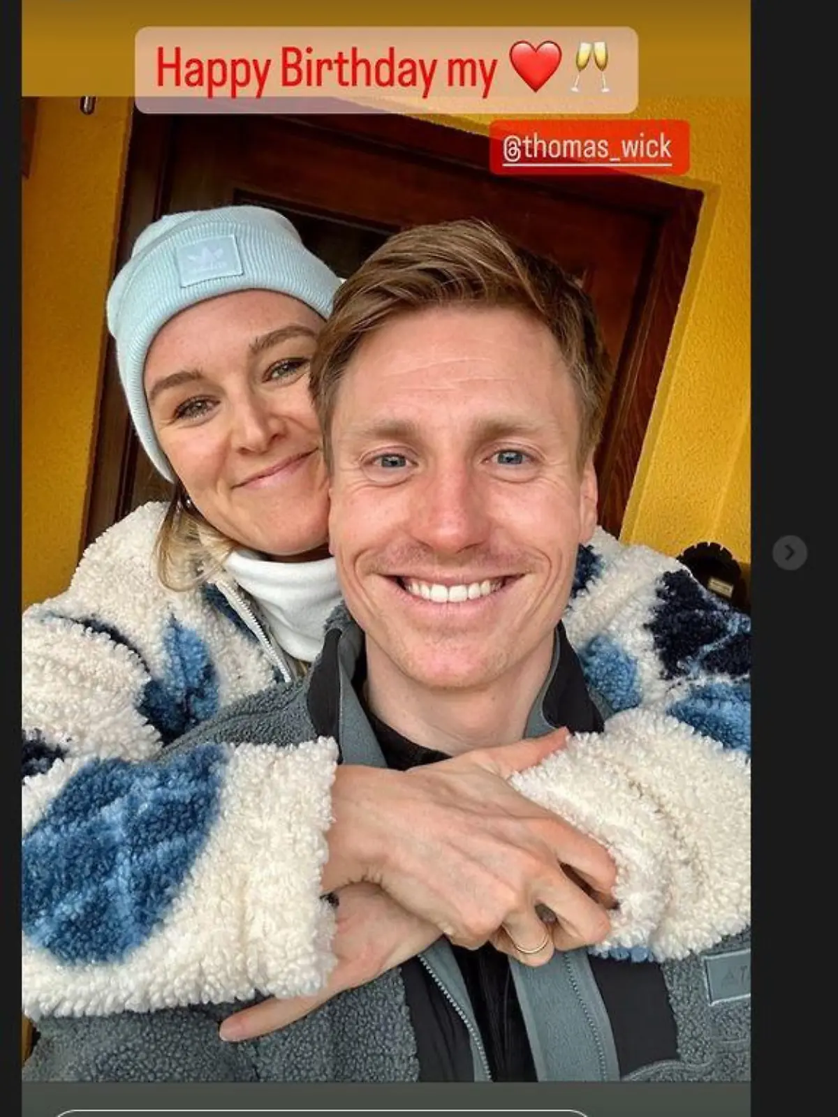 Denise Herrmann-Wick und ihr Ehemann Thomas.