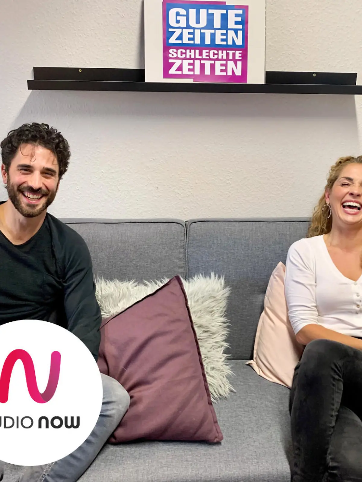 Jan Kittmann und Maria Wedig beim GZSZ-Podcast