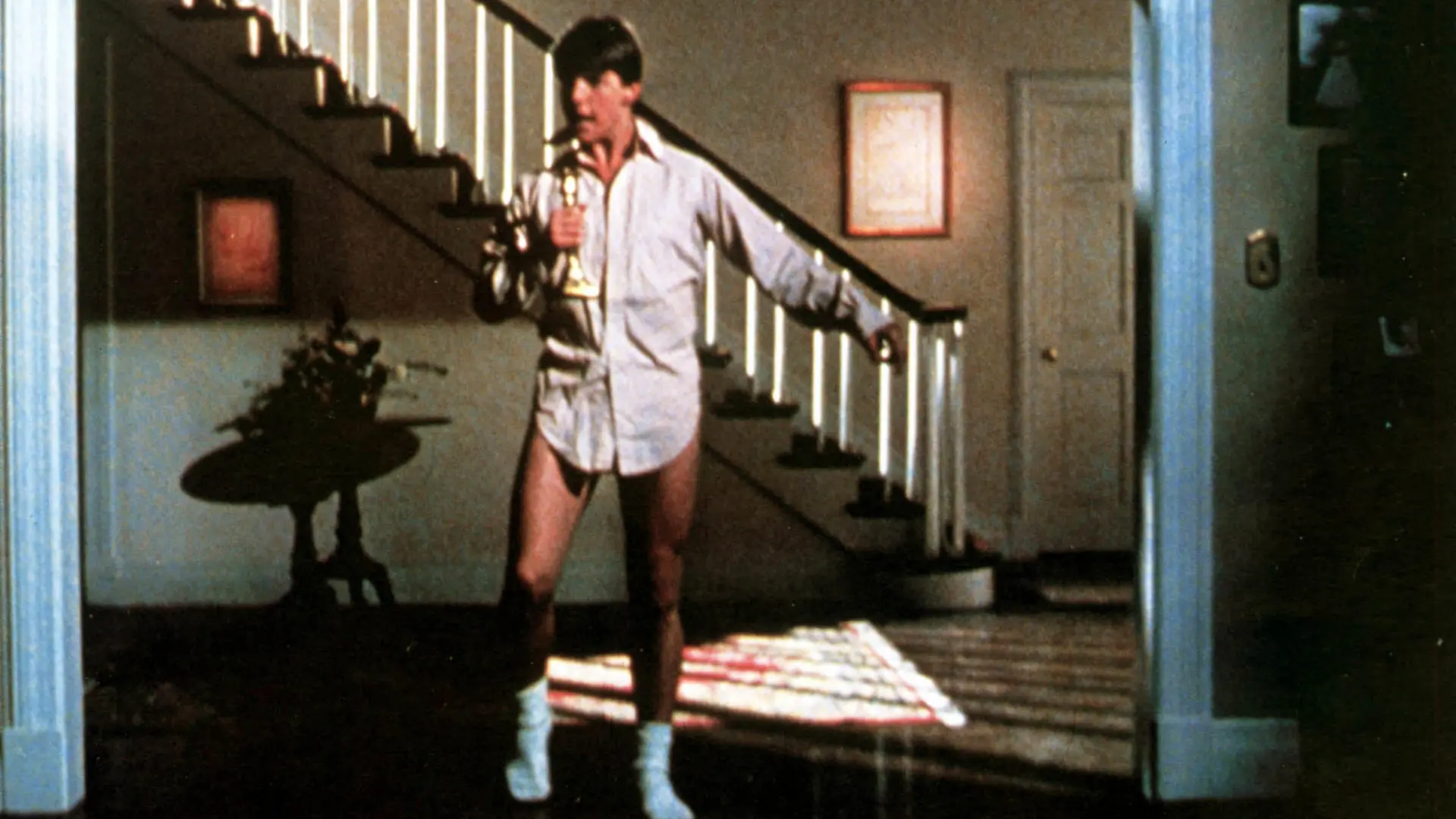 Tom Cruise bei seinem legendäre Tanz im Film "Lockere Geschäfte".